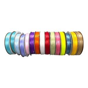 Assorted Ribbon 15 Rolls Multicolor Craft Supply Big Lot Red Purple Rainbow Asst
